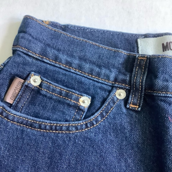 MOSCHINO Denim Straight Leg Jeans Blue 28 - Picture 8 of 12